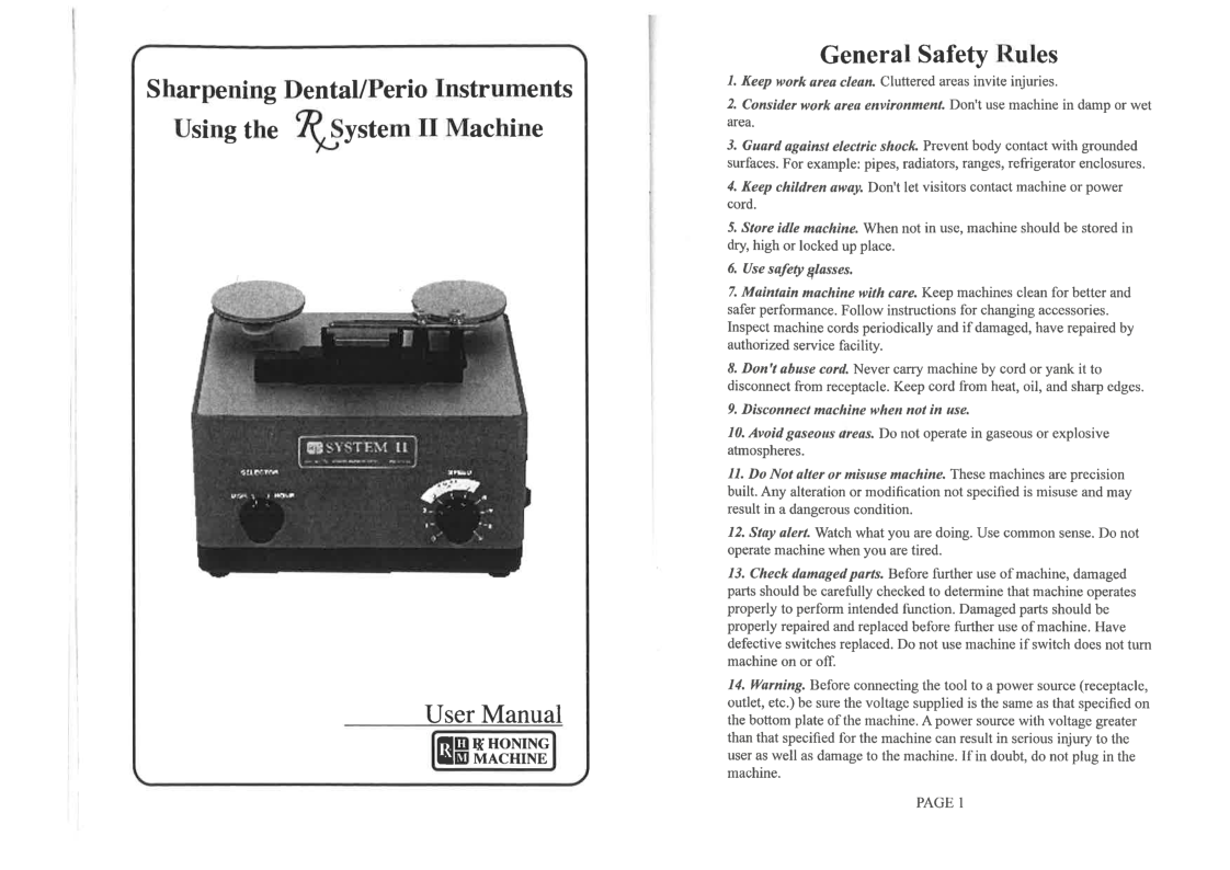 

Manual instrumentsliber RX Honing System II

