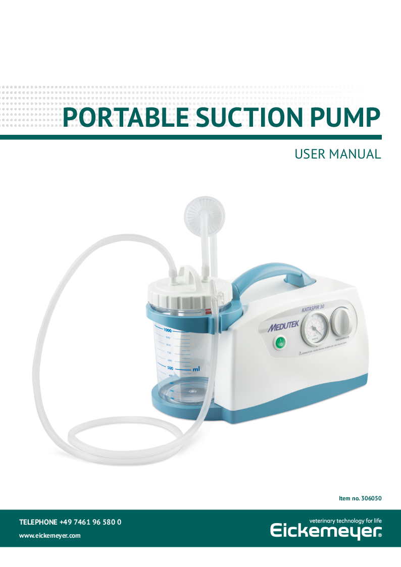 

306050 Portable Suction Pump Man engl

