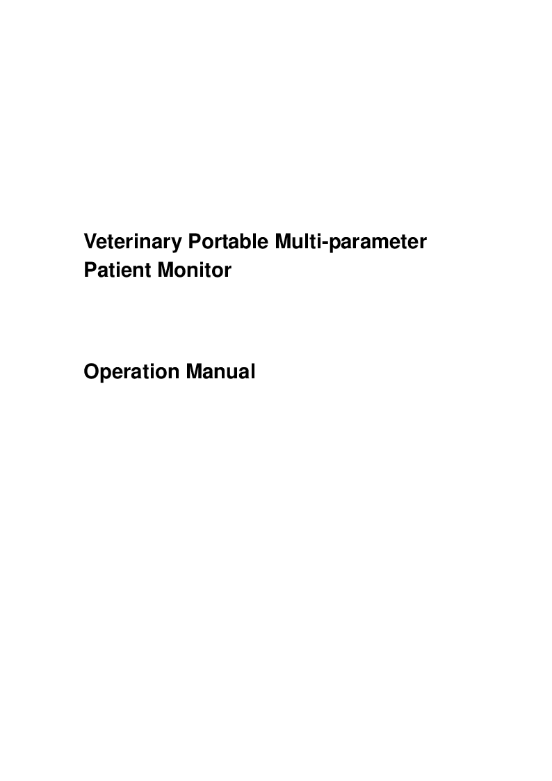 

VetVisor Easy Manual

