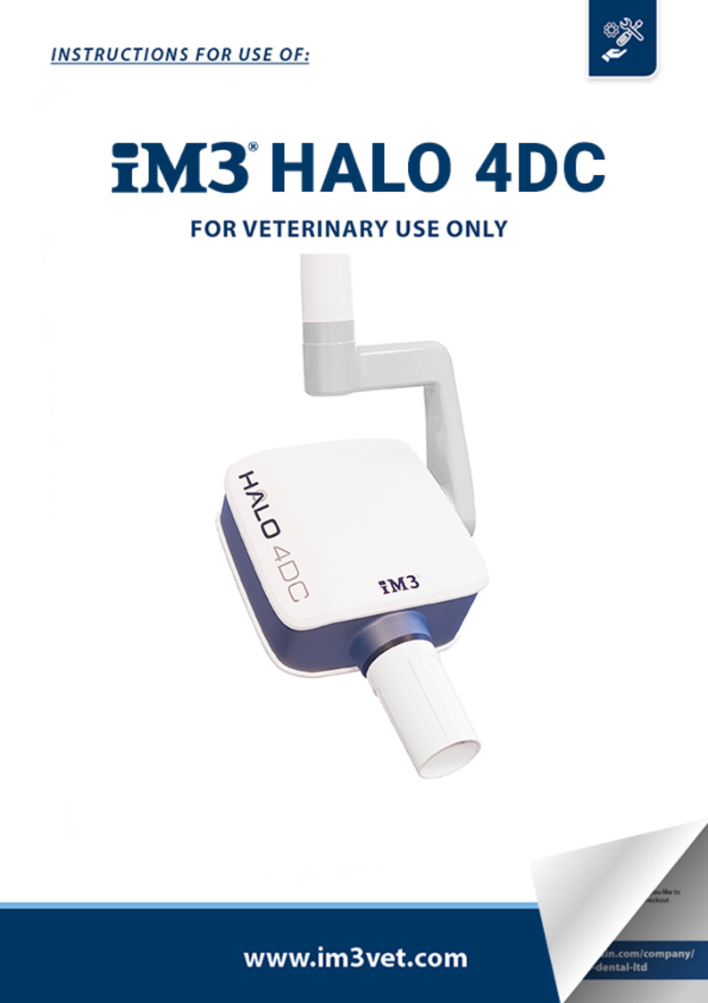 

Dental røntgenkilde, iM3 Halo, vægmonteret, med trådløs udløser

