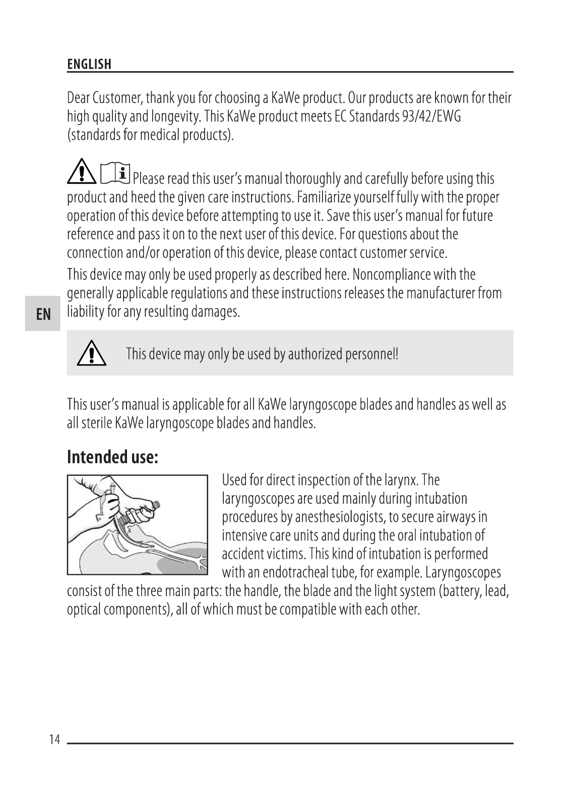 

Macintosh Laryngoskop manual

