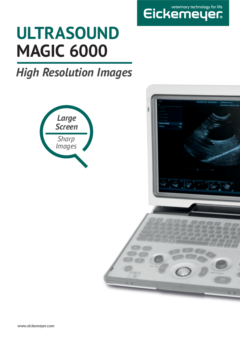 

SN HJ4 43002694A Ultralydsscanner Magic 6000 inkl. 2 prober og taske tilbehør

