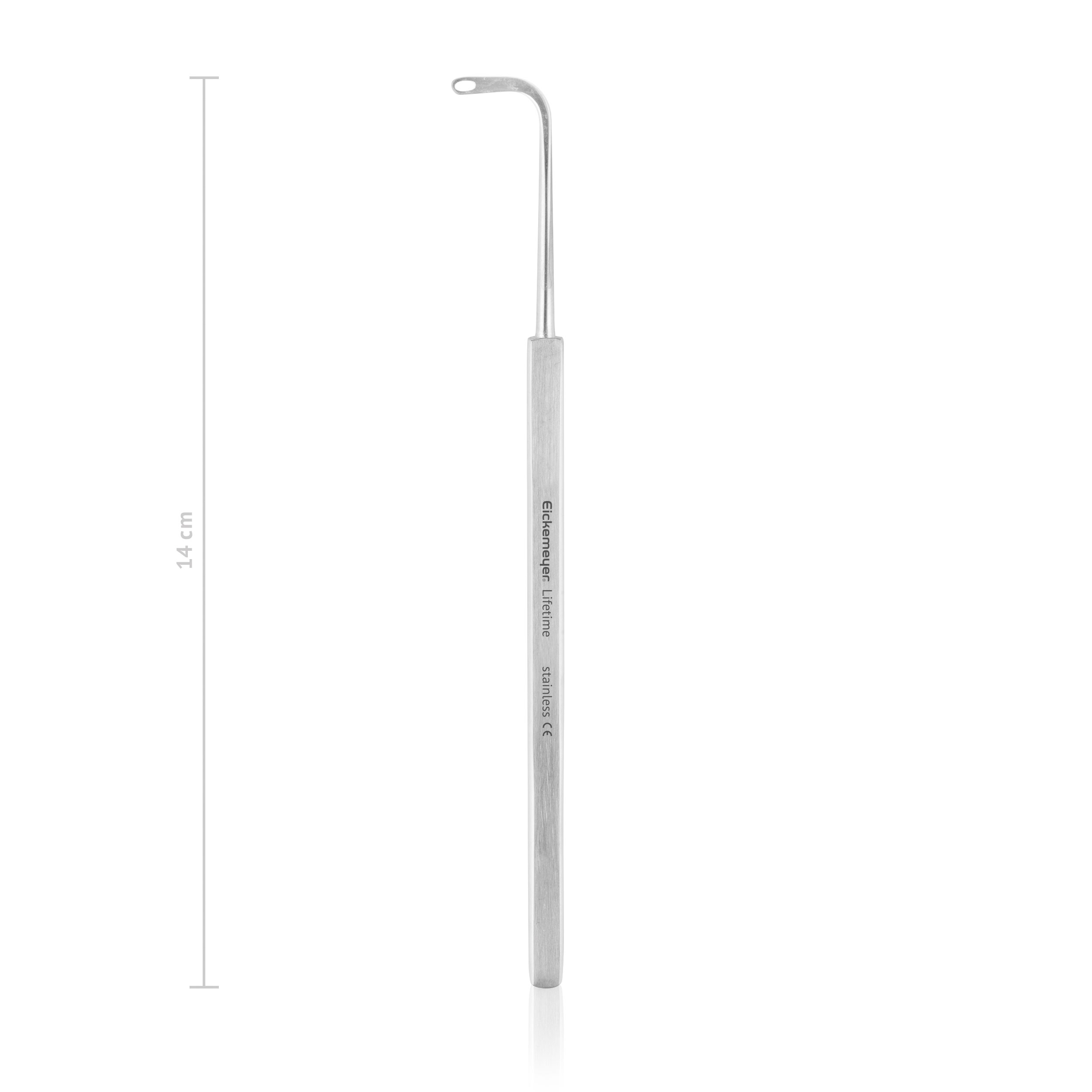 Retinal Detachment hook, 1,5 mm, 14 cm, GASS