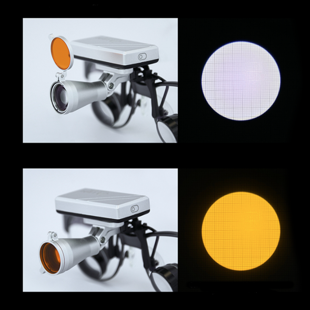 Premium LED lys til JTL lupbriller inkl. 3 batterier og oplader