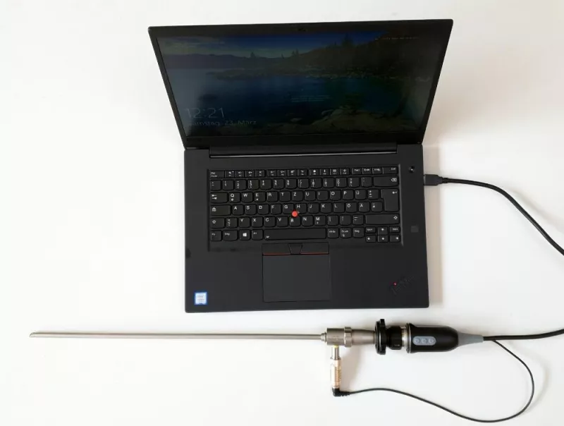 Endoskopkamera, HD, USB 3.0, zoom, software og lyskilde, vandafvisende