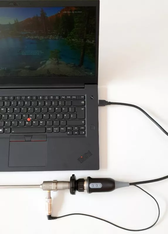 Endoskopkamera, HD, USB 3.0, zoom, software og lyskilde, vandafvisende